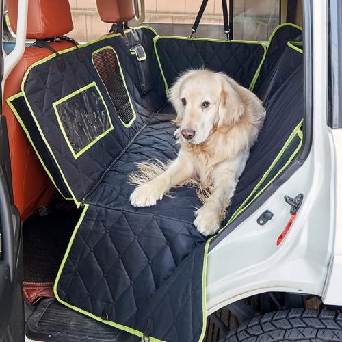 Multi Back Seat Cover with Mesh Windows